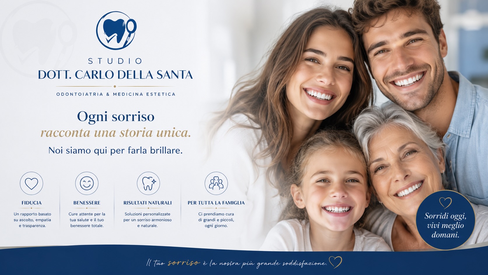 Ogni sorriso racconta una storia unica